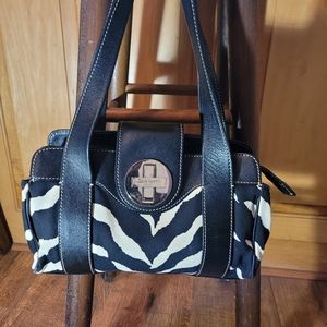 Kate Spade small black and white purse